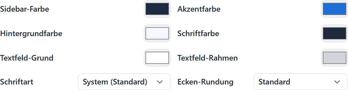 Branding-Farben