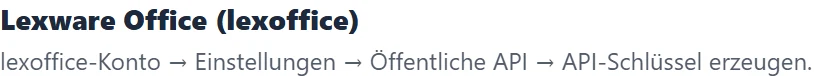 Übergabe an die Buchhaltung