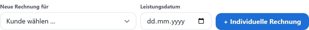 E-Rechnung erstellen in ShiftScan