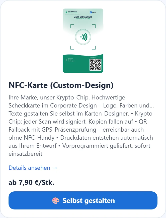 Ein Produkt mit Variante, Menge und Mengenrabatt.